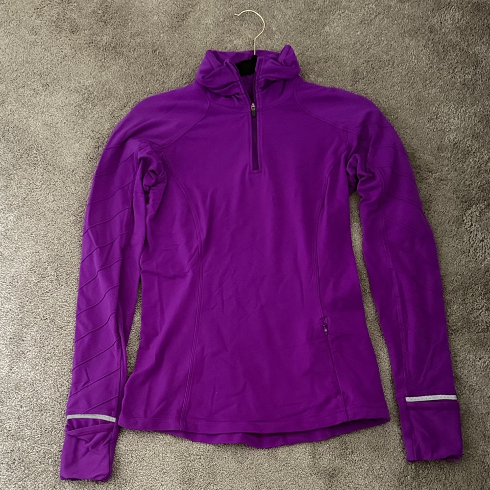 Purple Quarter-Zip Pullover